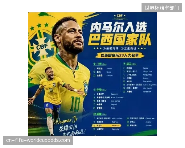 内马尔能否出战仍是未知数，他的缺席将迫使巴西队彻底围绕新生代构建战术。